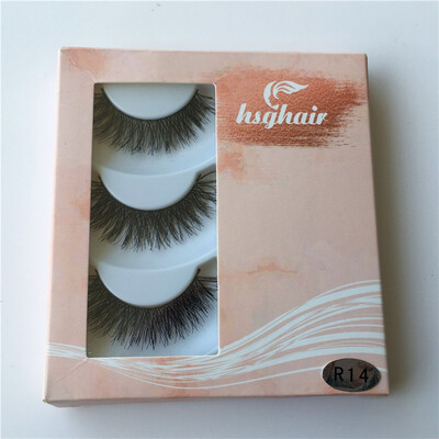 

HUISGHAIR transparent stem simulation human hairlash eyebrow sharpening airy thick&long simulation false eyelashes 14516