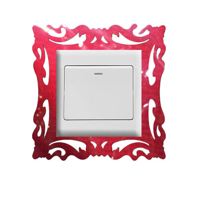 

〖Follure〗1PC Switch Sticker Home Decor Wall Mirror Style Photo Frames For Shop Switch