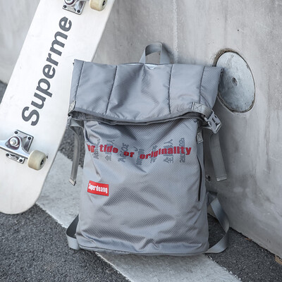 

Schoolbag male double shoulder bag large capacity rain proof light Japanese Yujugang style backpack middle school students schoolb