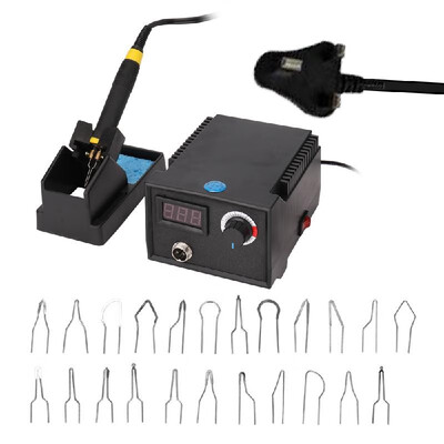 

Multifunctional Digital Electric Gourd Wooden Pyrography Machine Pointer Instrument with 23pcs Heating Pen Heads