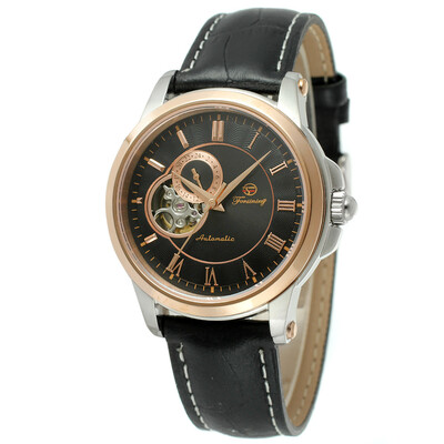 

Stainless steel waterproof leather Japan automatic mechanical watch mens watch mens watch hollow male mechanical