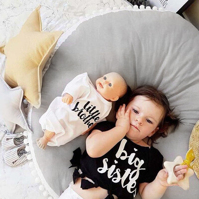 

90CM Diameter Baby Kids Floor Rug Round Cotton Game Gym Activity Play Mat Crawling Blanket