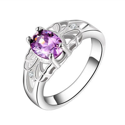 

New fashion exquisite Simple&Sweet Amethyst Ring