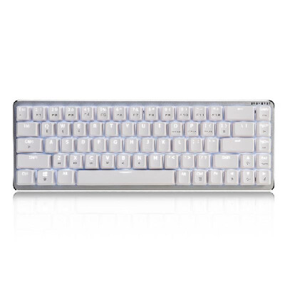 

New Ajazz Zinic 68 Keys Mechanical Keyboard All Metal Body Switches Black Blue Brown Red Axis Dual-mode BT Version With Whit