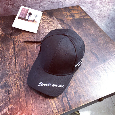 

Korean personalized fashion letter long belt new popular curved brim baseball hat fashionable casual duck tongue for men&women