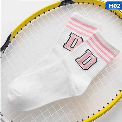 

Letter Socks Gym Socks Casual College Style Skateboard Sock Multiclour