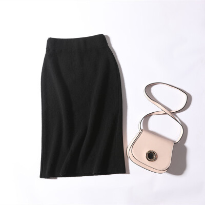 

QIANMUCHUN Womens Wool Skirt Fashion Slim 6041