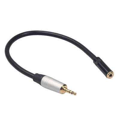 

1ft 30cm 18in 35mm Male Jack to Female Stereo Audio Extension Cable Wire