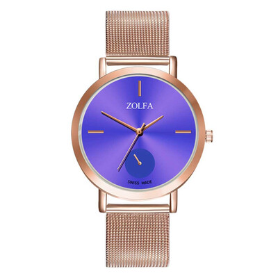 

Casual Women Watches 2019 Hot Sale Dial Ladies Quartz Wristwatch Business Rose Gold Alloy Strap Clock Gift Relogio Feminino