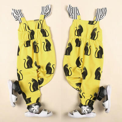 

US Canis Toddler Kids Baby Girl Cotton Romper Jumpsuits Playsuit Outfits Clothes