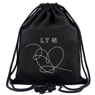 

BTS Bangtan Boys Love Yourself Drawstring Bags Canvas Backpack Shoulder Bag