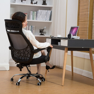 

Gobestart Ergonomic Adjustable Office Chair Home Computer Network Chair Mesh Chair
