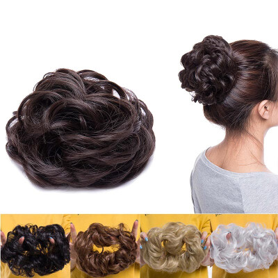 

Synthetic Hair Bun Extensions Messy Hair Scrunchies Hair Pieces for Women Hair Donut Updo Ponytail