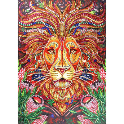 

5D DIY Special Shaped Diamond Painting Lion Cross Stitch Mosaic Craft Kits