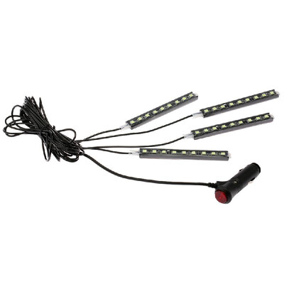 

4 in 1 LED Interior Atmosphere Light Bar Car Auto Romantic Decoration Lamp Kit 12V