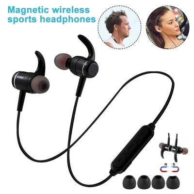 

2019NEW Wireless Bluetooth Sports Headphones Metal Magnetic Stereo Waterproof In-Ear Earbuds
