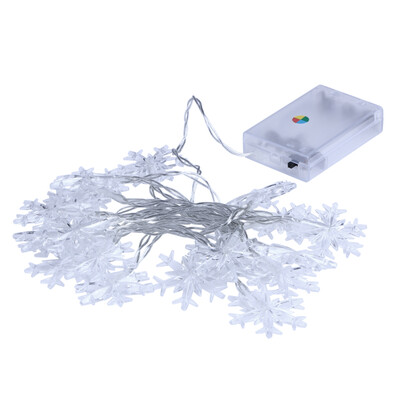 

23M 20LED Christmas Lights Snowflake Lamp Holiday Lighting