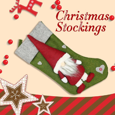 

Christmas New Style Creative Faceless Doll Christmas Tree Pendant Christmas Decoration Christmas Socks Gift Bag For Christmas Part
