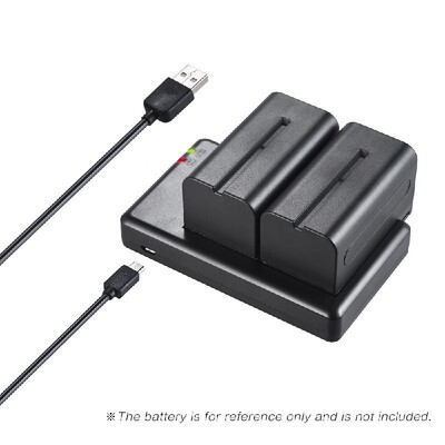 

FB NP-FW50 Camera Battery Charger 2-Channel Micro-USB Input for Sony Alpha a6500 a6300 a6000 a7s a7 a7s ii a7s a5100 a5000 a7r a7