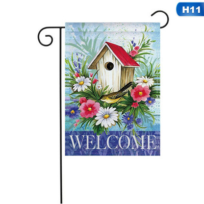 

Christmas Garden Flag Polyester Winter Flag Decor For Home Outdoor Yard
