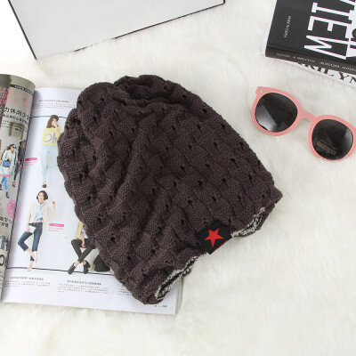 

Tailored Solid Cotton Hats Unisex Warm Winter PentagramThe Wool Knit Cap