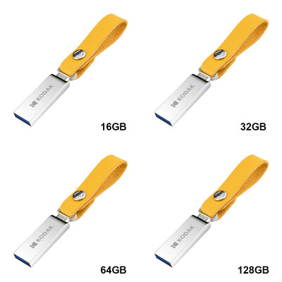 

Kodak K123 128G U Disk Metal Portable USB Flash Drive Waterproof Mini Memory Stick Car Pen Drives Flashdisk USB30 Silver with Sli