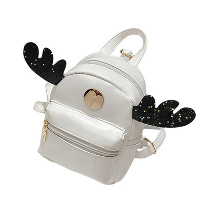 

Tailored Children Backpack Casual Mini Elk Antler Small Backpack Leather Travel Backpack