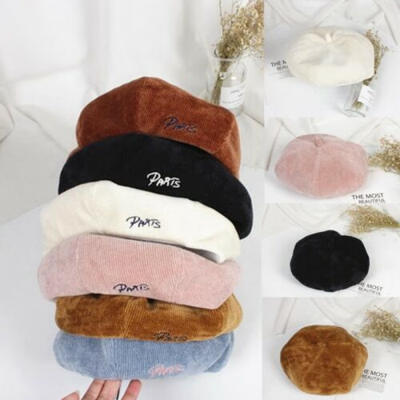 

Fashion Childrens Beanie Beret Warmer French Artist Hats Ski Caps Solid Gifts