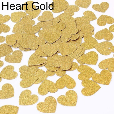 

100Pcs 3cm Dots Heart Star Paper Confetti DIY Wedding Party Table Glitter Decor