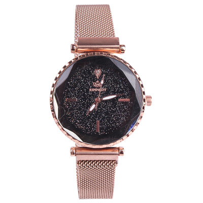 

Titanium watch female vibrato with the same paragraph Milan buckle net with lazy magnet stone watch