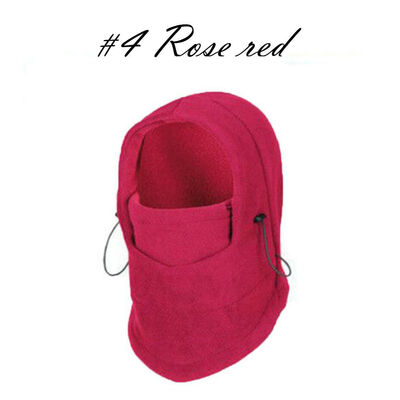 

Unisex Full Face Mask Fleece Cap Balaclava Neck Warmer Hood Winter Sports Men Women