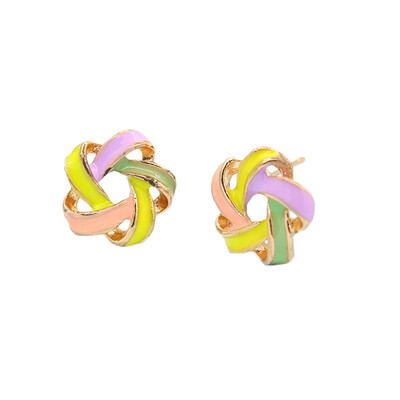 

Perfect Pair Jewelry Elegant Ear Studs Gift Ear Windmill Earrings Studs Original Cute