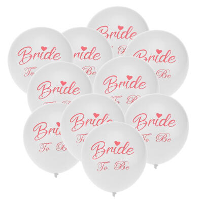 

10pcs Hen Party Bride To Be Latex Printed Balloons Hen Night Party Supplies