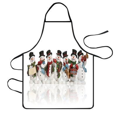 

Siaonvr Christmas Decoration Waterproof Apron Kitchen Aprons Dinner Party Apron
