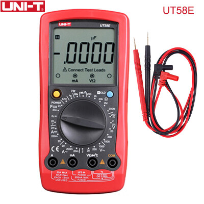 

UNI-T UT58E Digital Multimeter Temperature Ammeter Voltage Current Resistance Tester Capacitance Meter Digital Tester Mutilmeter