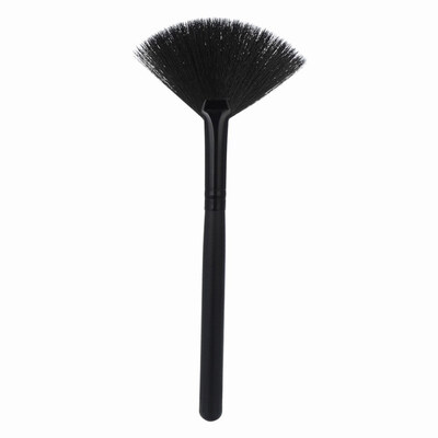 

Women Fan Shape Beauty Cosmetic Tool Artificial Fiber Loose Powder Makeup Brush