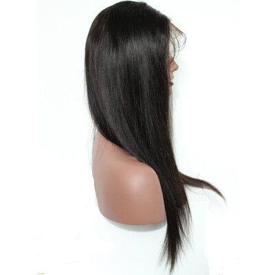 

Dolago Pre Plucked Straight 360 Lace Frontal Wig With Baby Hair Human Hair Wigs For Women 180 Density European Virgin Hair