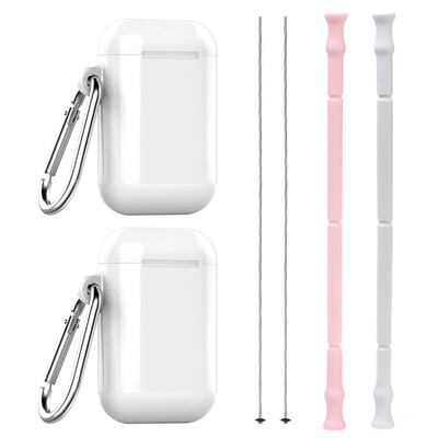 

2PCS Portable Collapsible Straws Food Grade Silicone Drinking Straw with Storage Case Cleaning Brush for Traveling Hotel Party Hou