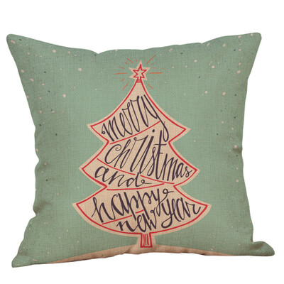 

Siaonvr Christmas Throw Pillow Cover Pillowcases Decorative Sofa Cushion Cover