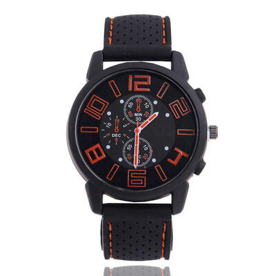 

Casual Mens Wrist Watch Fashion Analog Watch With Leather Band