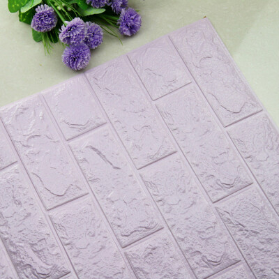 

Gobestart DIY 3D Brick PE Foam Wallpaper Panels Room Decal Stone Decoration Embossed