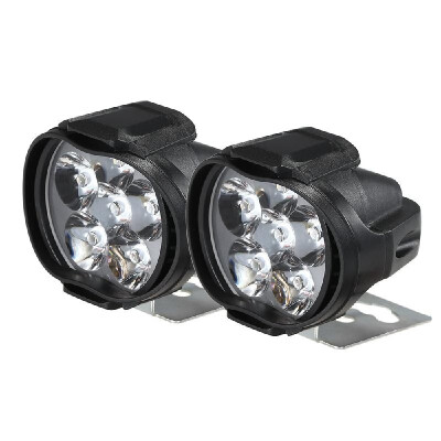 

2pcs Universal LED Motorcycle Headlight Mirror Mount Driving Fog Spot Head Light Spotlight Assist Lamp