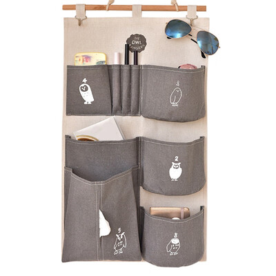 

Portable Multi-grids Clothes Storage Hanging Bag Simple Paper Towel Underwear Socks Storage Bag