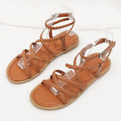 

Roman Sandals Female Summer Student Flat-soled Shoes