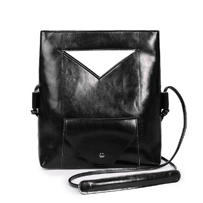 

Tailored Retro oil leather handbag shoulder bag large capacity