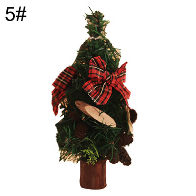 

26cm Christmas Tree Wooden Plastic Home Hotel Bar Club Xmas Party Ornament Decor