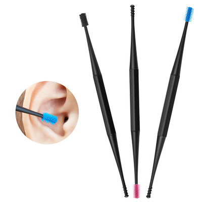 

〖Follure〗Reusable Silicone Ear Cleaning Stick Ear Pick Ear Wax Remover Cleaner Tool