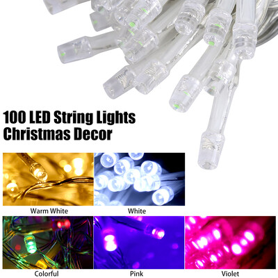 

Christmas Battery Powered 100 LED String Lights Christmas Home Garden Party Wedding Decor with Remote Control