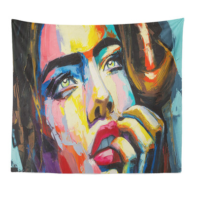 

Toponeto Colorful Print Tapestry Art Room Wall Hanging Tapestry Art Nature Home Decor