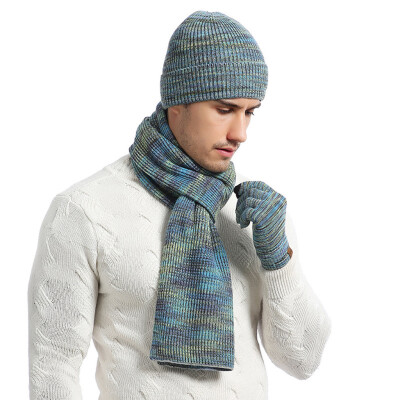 

Tailored Unisex Knitted Scarf Beanie Hat&Gloves Set Stretch Hat Scarf&Mitten Set
